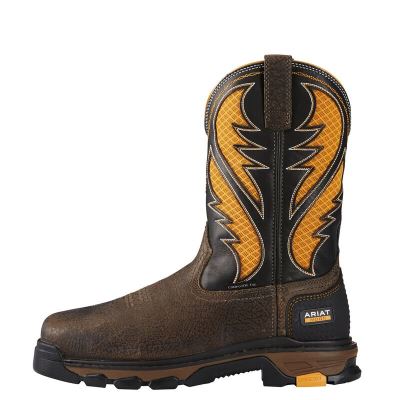 Ariat Intrepid VentTEK - Werkschoenen Bruin / Geel Heren - 21132-337